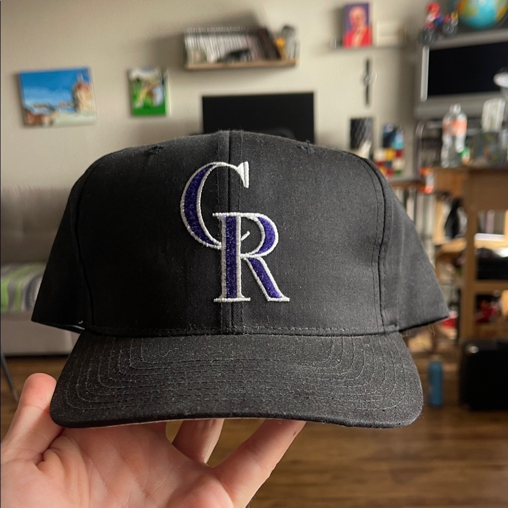 Colorado Rockies all black Snapback BY American Needle